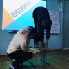Проверили  гибкость и силу